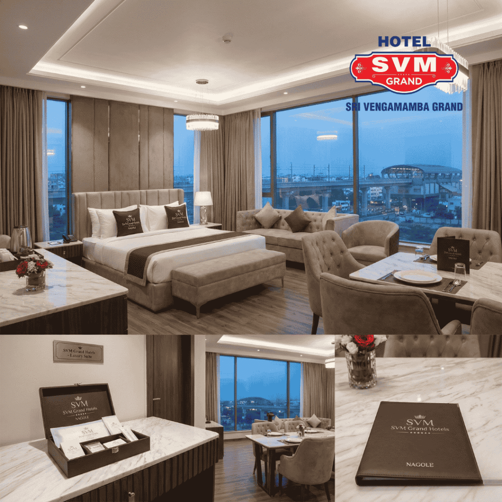 best Luxurious Rooms & Suites in nagole- SVM Grand Hotels